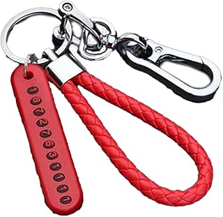 THE PACK Auto-Key Rings - Keychain Phone Number Cards, Blackied Phone Number Plates, Car Vehicle Keyring Accessories