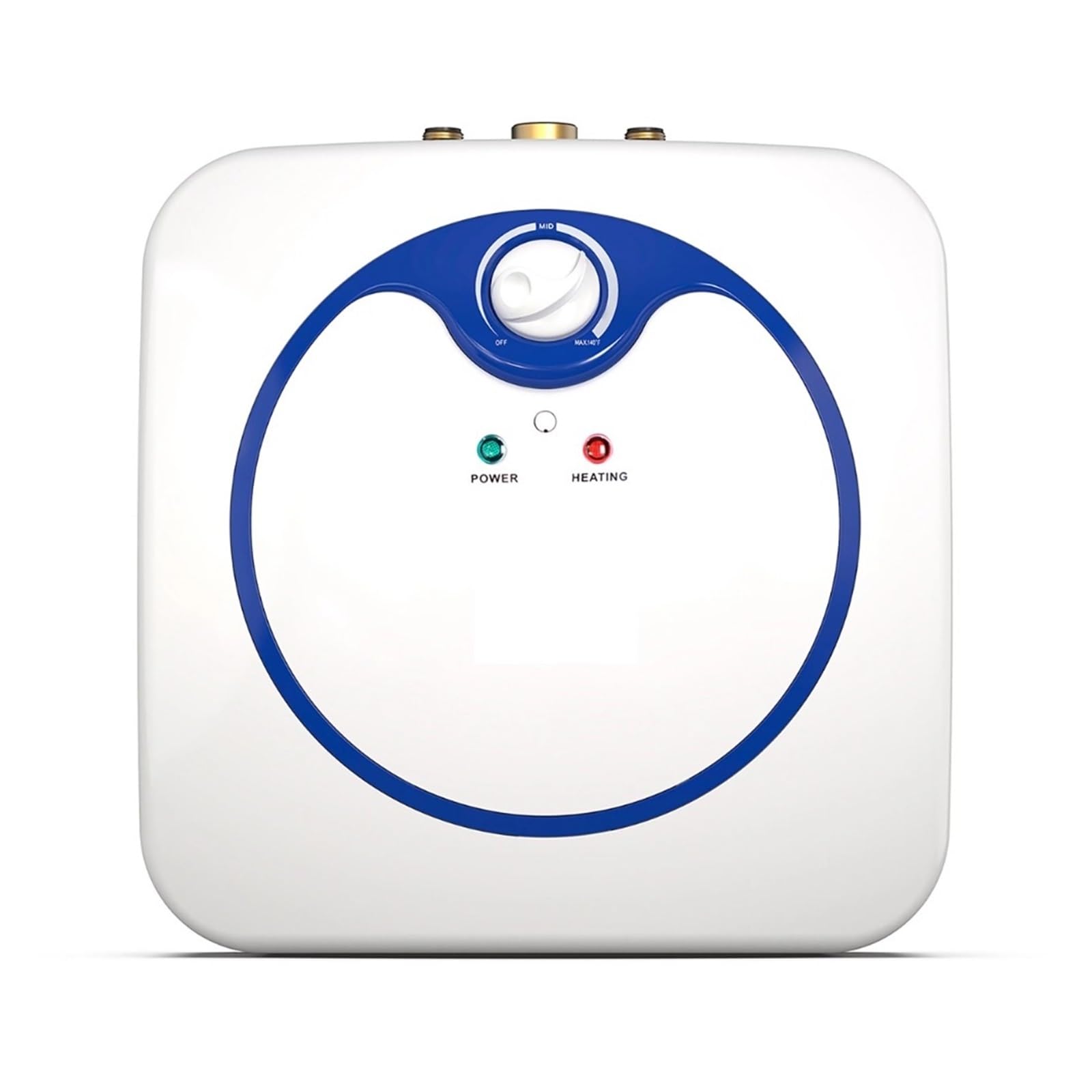 Termo Electrico, Mini Calentador De Agua Eléctrico 2.5, De Diseño Compacto Y Liviano, Se Puede Montar En La Pared O Colocar De Forma Independiente,Para cocina, baño, lavado.