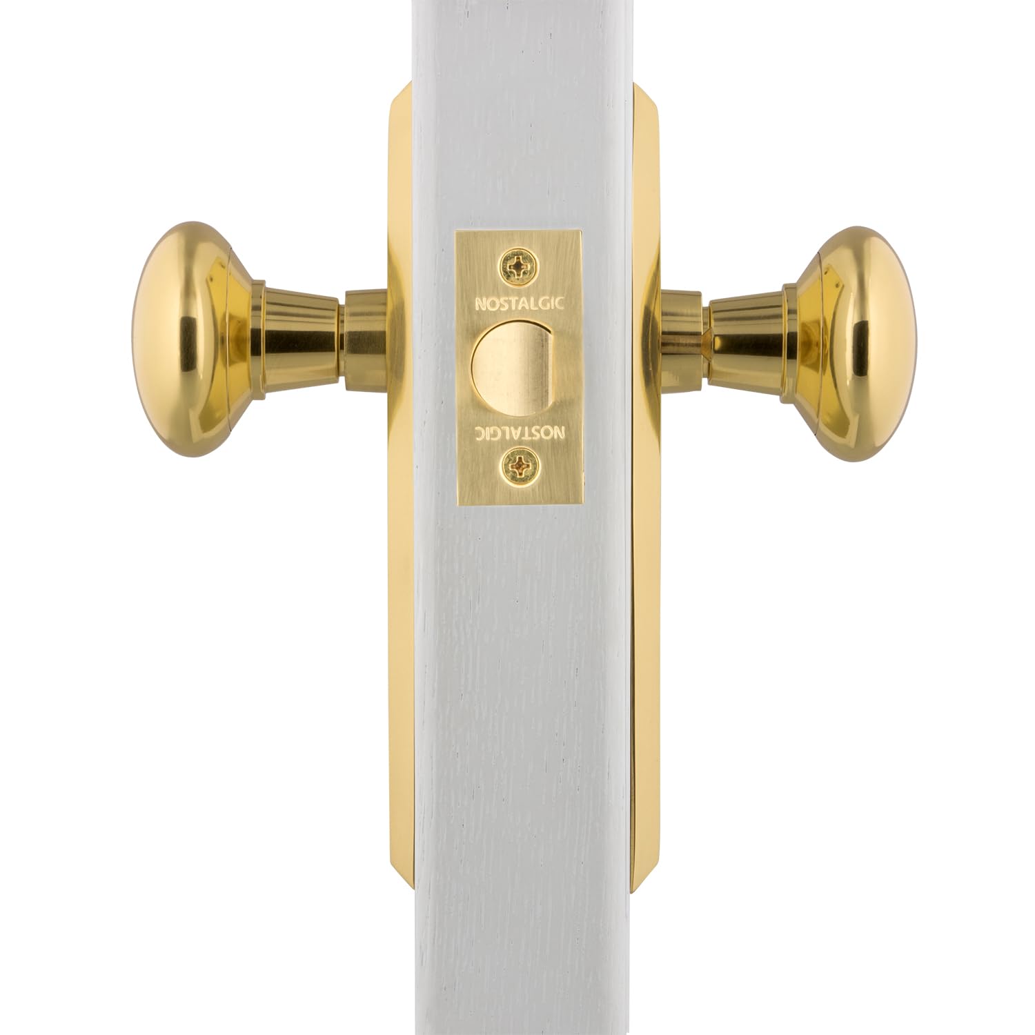 Nostalgic New York Door Knob - Unlacquered Brass -4 Nostalgic New York Door Knob - Unlacquered Brass -4