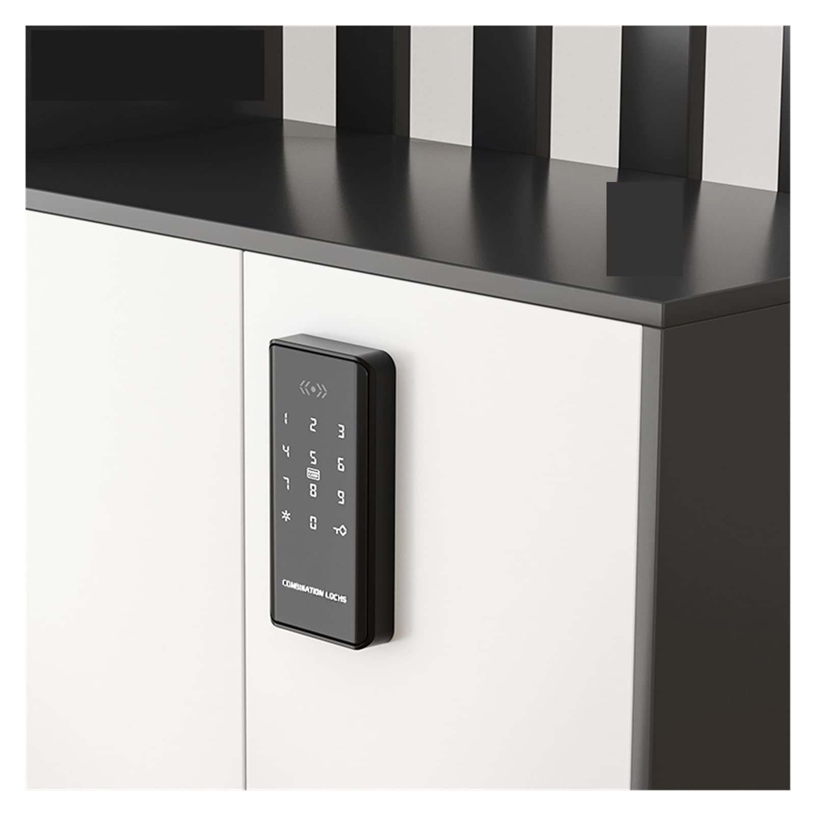 VChics Serrure de porte intelligente, APP Télécommande Capteur magnétique électronique Smart RFID Cabinet Tiroir Serrure(EM179-S)