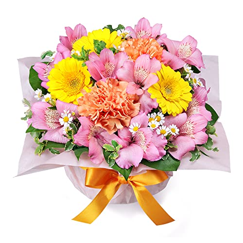 4月の誕生花 アルストロメリア 4月のバースデーアレンジメント Ya04az 花キューピット お祝い 記念日の通販情報 No ユアガイド