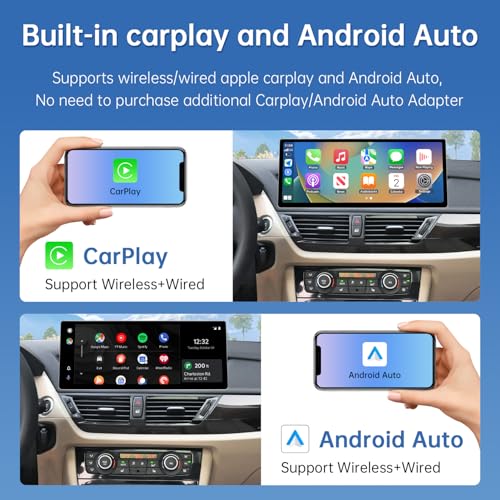 Pantalla CarPlay 12.3" para BMW X1 E84 CIC 2009-2015 miniatura 2