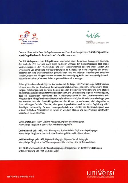 Nach Hause?: Rückkehrprozesse von Pflegekindern in ihre Herkunftsfamilie (ZPE-Schriftenreihe)