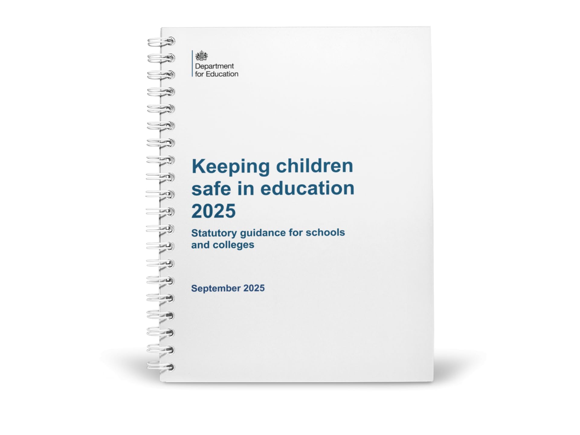 Keeping Children Safe in Education Manual Spiral Bound Updated September 2025