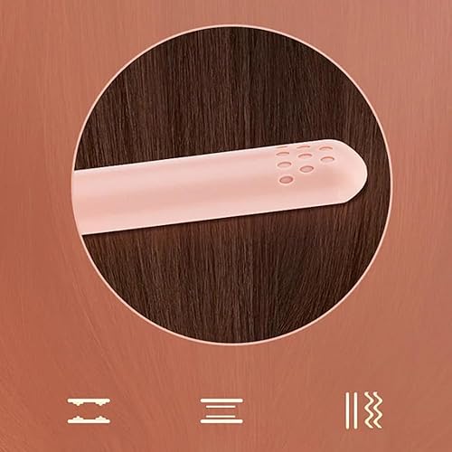 Miniatura 3 de Mini rizador de doble propósito, mini plancha plana 2 en 1, rizador de pelo pequeño recargable por USB para cabello corto y largo (blanco)