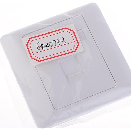 IVELECT RJ45 CAT5e Data Wall Outlet Socket Single Port Wall