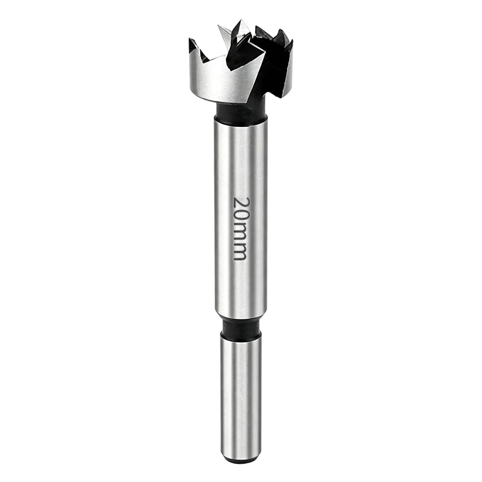 20 mm(25/32 inch) Forstner Drill Bit, Multispur Bits 45 Carbon Steel Wood Hole Saw Auger Opener Fast Cutting Drill Accessories for Woodworking Hardwood Plywood Plastic