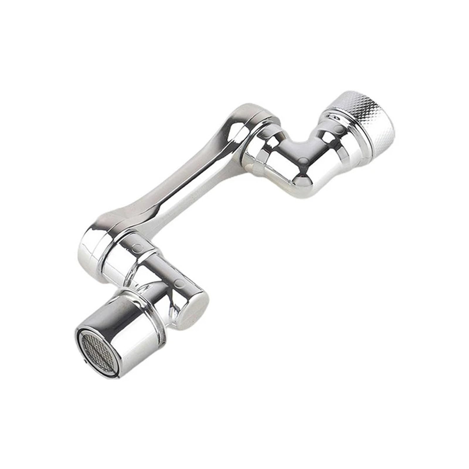 Universal 1080 Degree Rotatable Faucet Aerator Extender Plastic Splash Filter Faucets Bubbler Nozzle 2 Modes Robotic Arm Tap(TYPEC)