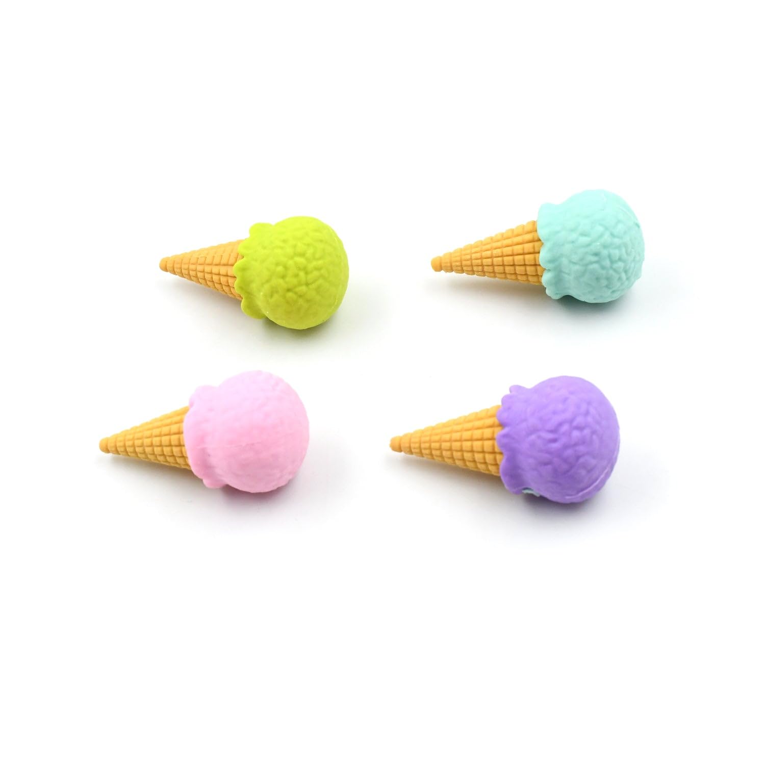 Mclear 3D Ice Cream Cone Ice Cream Lollipop Eraser Cute Kawaii Erasers for School & Office, Stationery Gift for Kids Return Gift- 4 Peice (Set of 1) (B0DGD5MZLT) Amazon Price History, Amazon Price Tracker