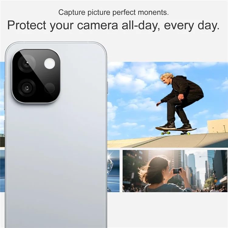 Image of Xmon Back Camera Lens Protector for OnePlus 13T - Premium Camera Glass Protector Guard, Anti-Scratch, Ultra-Clear, Easy Installation
