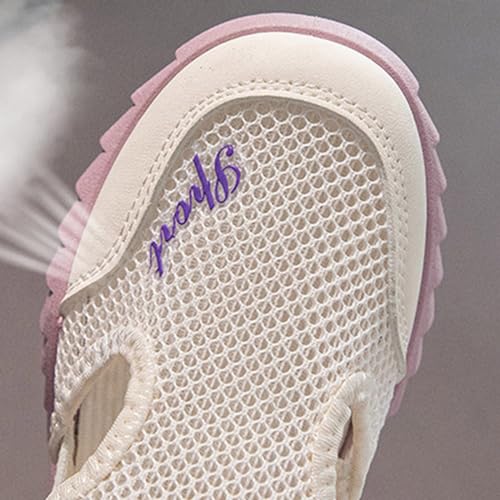 IWIHMIV Girls Athletic Sandals Boys Closed Toe Lightweight Mesh Sports Shoes Beach Summer Soft Sole Sandal for Toddler4