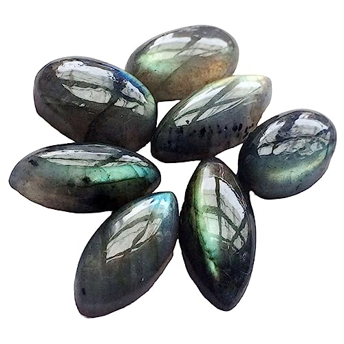 Cabochons dos plat Labradorite pour réparer et personnaliser vos bijoux anciens