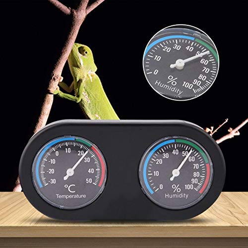 Hygrothermograph, Temperature Humidity Meter Round Shape Hygrometer Thermometer Reptile Mini for Hydrometer Humidity… - Image 7