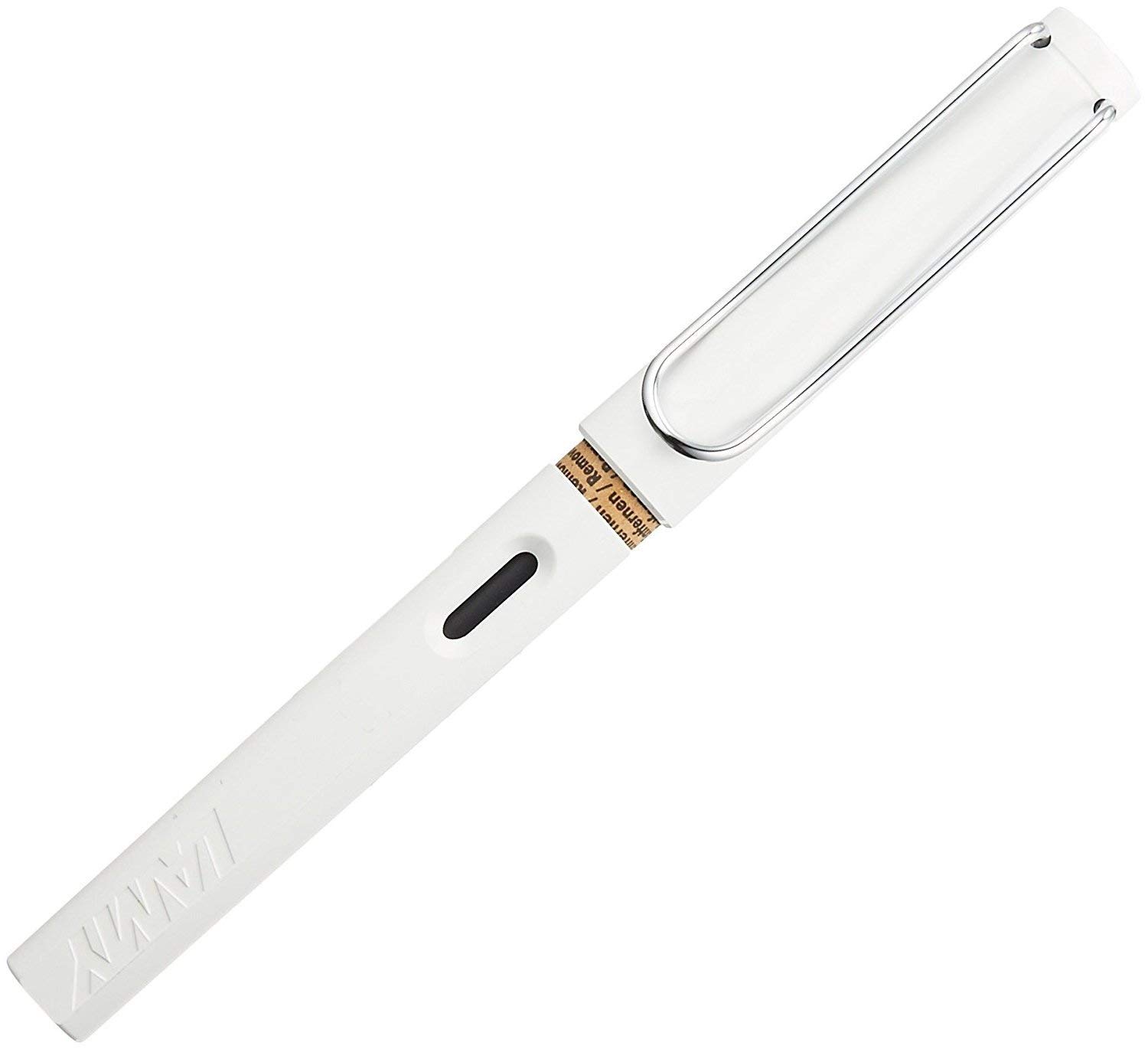 Lamy Safari White Fountain Pen w/Blue Ink - Fine Nib
