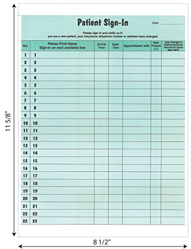 Image of TAB14532 - Patient Sign-In Label Forms