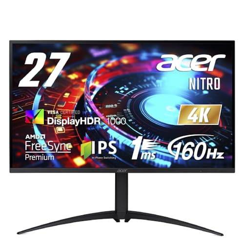 Acer ゲーミングモニター Nitro 27inc Amazon.com: acer Nitro 27 Inch UHD 3840 x 2160 IPS PC Gaming