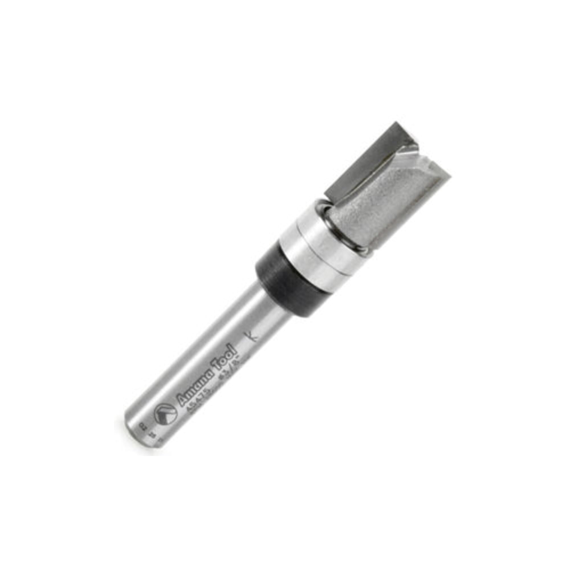 Amana Tool - 45475 Carbide Tipped Flush Trim Plunge Template 3/8 Dia x 1/2 x 1/4" Shan