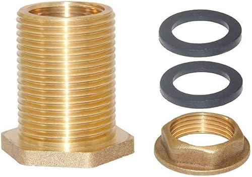 Miniatura 9 de Joywayus - Conector macho para tanque de agua con arandela de hule para estabilizar