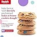 David's Cookies Preformed Frozen Cookie Dough – Candy, Ready-to-Bake Cookies, 80 Count