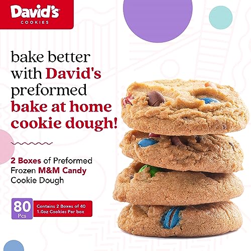David's Cookies Preformed Frozen Cookie Dough Candy 80 count - Image 3