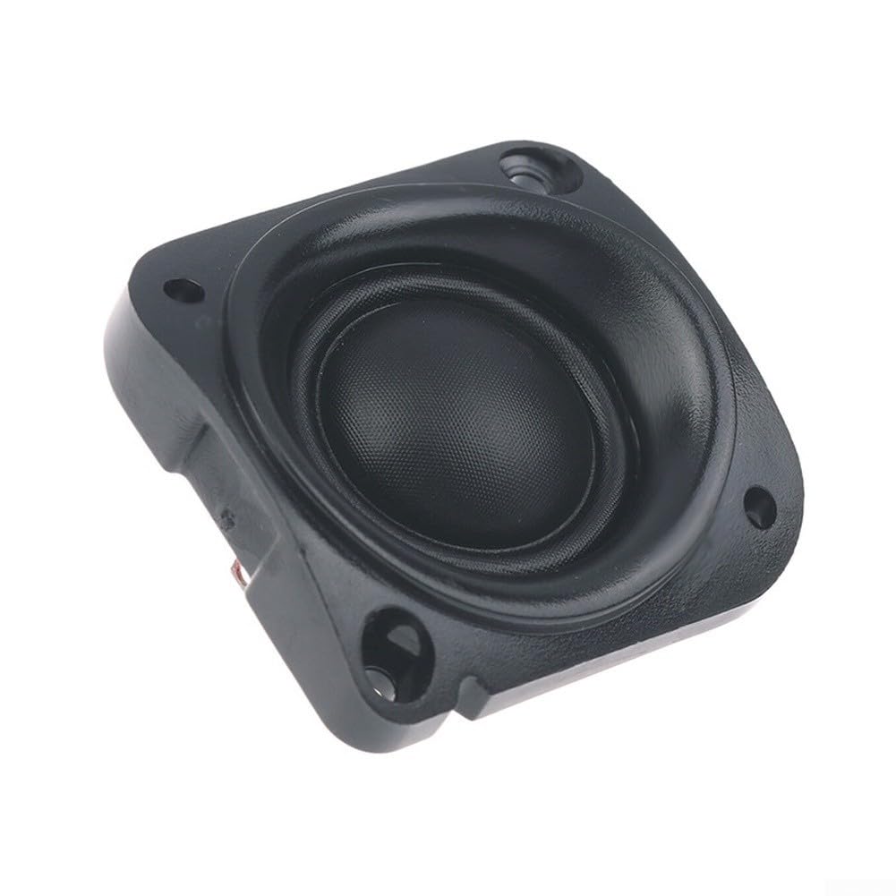 Haut-parleur aigu avec calotte en soie magnétique pour JBL Charge 5 DIY réparation pièce de rechange Son clair Design compact Boîtier en métal robuste Noir Env. 4,5 x 4,2 cm