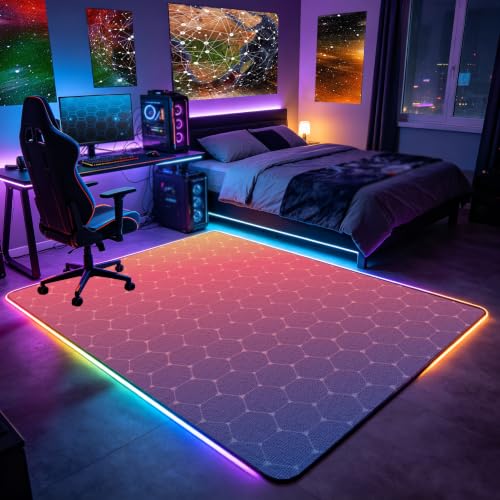 Moquette de chambre 70x100cm lavable pour espace informatique - 4