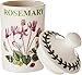 Portmeirion Botanic Garden 4.5-Inch Spice Jars (Set of 6) - Decorative Spice Jar Set with Spice Labels & Assorted Floral Motifs, Airtight Porcelain Containers - Elegant Kitchen Décor