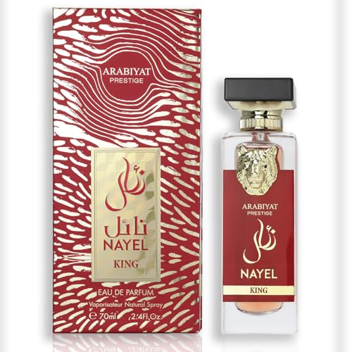 Image of Arabiyat Nayel King Eau de Parfum 70ml - Luxury Arabic Perfume for Men, Bold Oriental Spicy Fragrance,
