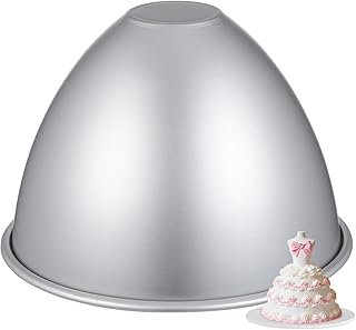 Amosfun Princess Doll Skirt Cake Pan Mold - 8 Inch Non-Stick Baking Mold...