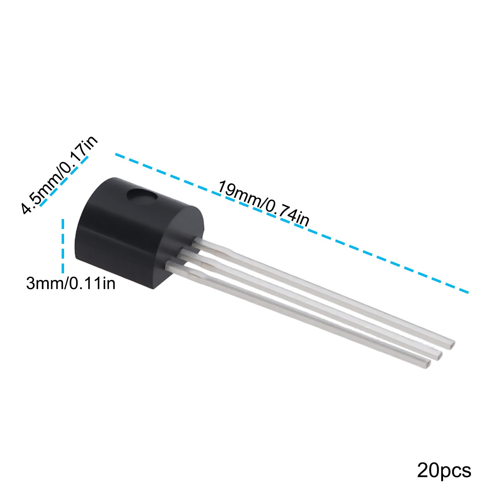 20 transistor 2SK30A Y JFET 2SK30 2SK30Y 2SK30Y 2SK30AY compatibili con amplificatori audio circuiti analogici