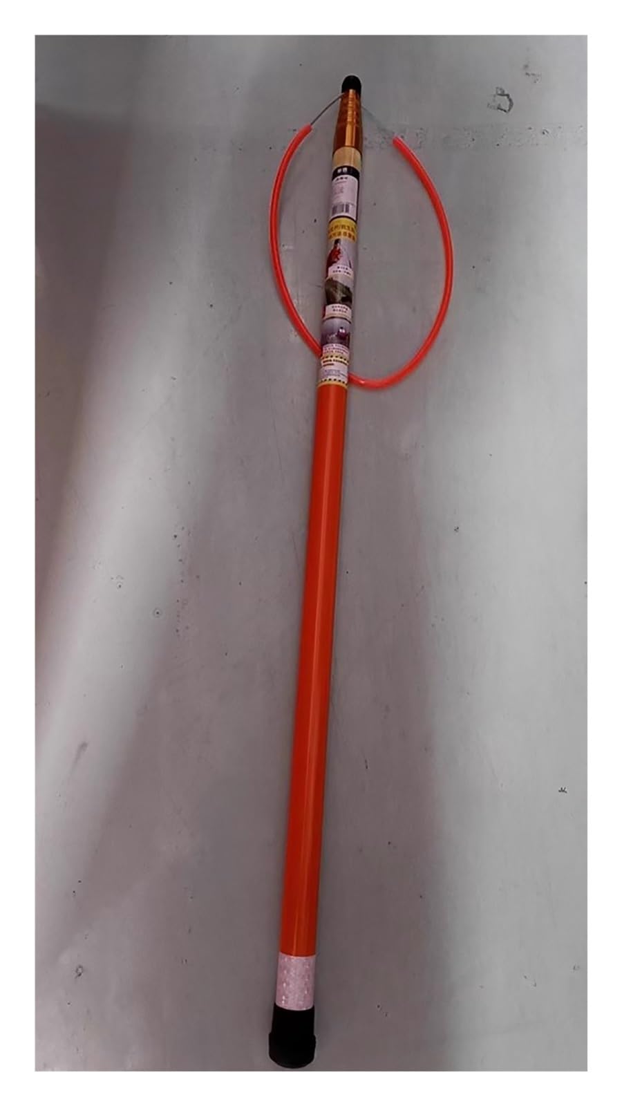 Hochleistungs-Poolrettungshaken mit Teleskopstange, tragbare Rettungsstange mit reflektierendem Band, 1,5–6,5 m