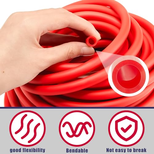 1 Roll Resistance Tubes Exercise Tubing 50ft Exercise Bands Tubing for Therapy, Lower Pilates, Home Workouts, Rehab Core - Image 4