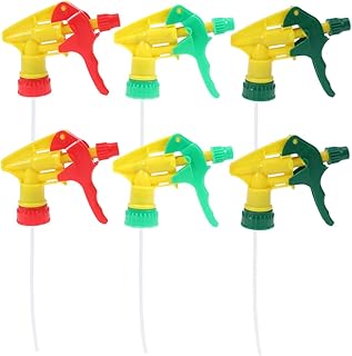 GANAZONO 6pcs Heavy Duty Trigger Sprayer Trigger Spray Heads Sprayer foaming Trigger Sprayer Spray Bottles