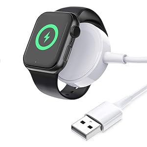 Watch Charger for Apple Watch Charger Cable Magnetic Charging Cable for iWatch Portable Universal Wireless Fast Charging Cord Compatible with Apple Watch Series 6 SE 5 4 3 2 1(1M)