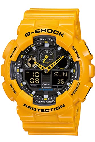 Casio �j�� G SHOCK �A�i���O - �f�W�^�� �X�|�[�c �Ήp �E�H�b�` �C�O�o�� GA-100A-9A