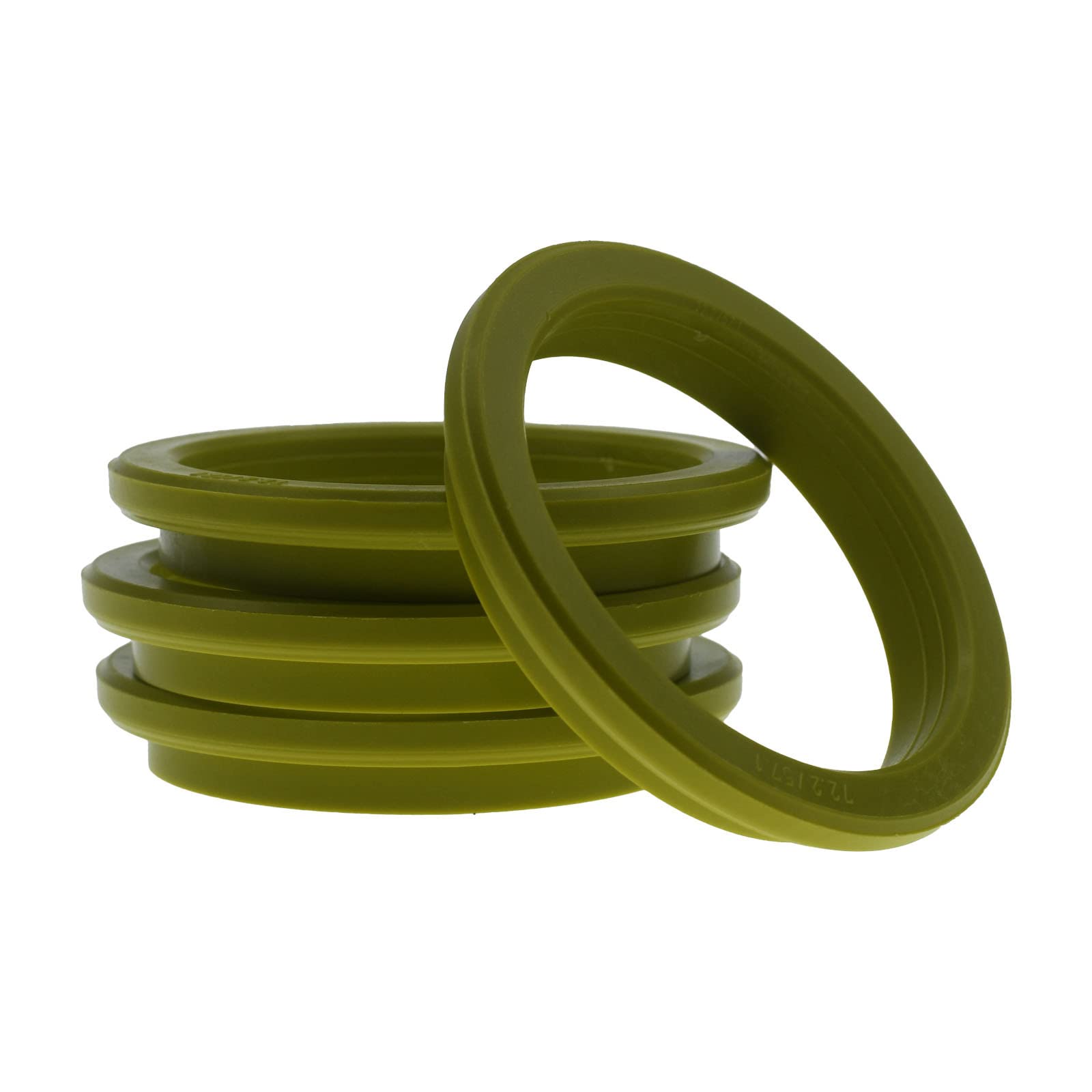 4 Anelli Di Centraggio Ruota In Plastica Rinforzata - 70,0 X 57,1 Mm - Colore Azzurro - Made In Germany