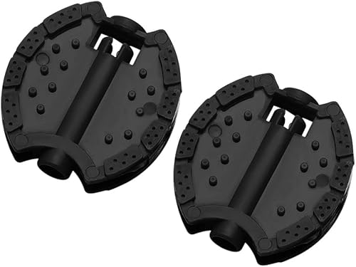 Miniatura 7 de 2 pares de pedales de triciclo para niños pequeños, eje de husillo de 5/16 pulgadas, reposapiés plano para niños, triciclo rojo, triciclo al aire