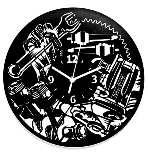 Instant Karma Clocks | Horloge Murale | Atelier Mécanique | Outils Garage | Idée Cadeau | Réparation Automobile | Car Service