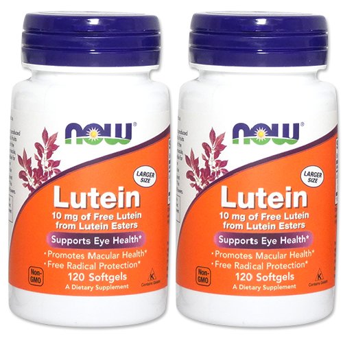Amazon | [海外直送品][2本セットNOW Foods]ルテイン 10mg 120 