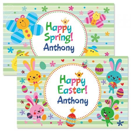 Personalized Boys Easter Placemats - 11