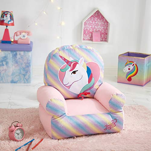 Image of JoJo Siwa Rainbow Plush Structured Bean Bag Chair