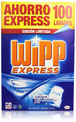 Wipp Express Detergente en Polvo, 100 lavados, 6.5 kg