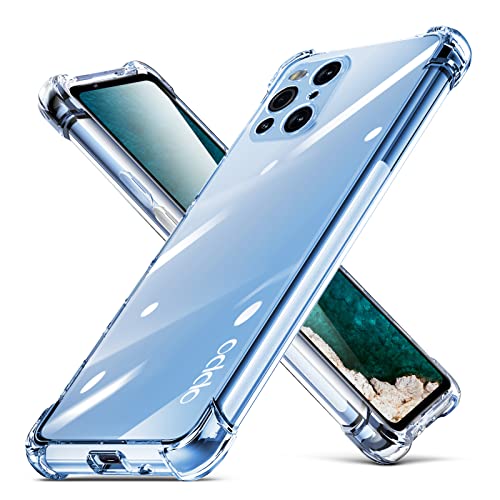 OPPO Find X3 Pro ケース tpu 耐衝撃 クリア透明 スリム 薄型 シリコン 指紋防止 米軍MIL規格取得 OPPO Find X3 Pro カバー 衝撃吸収 滑り止め カメラ保護 携帯カバー ワイヤレス 充電対応 おしゃれ 黄変防止 防塵 携帯カバー 透明D543-Find X3p-04のサムネイル