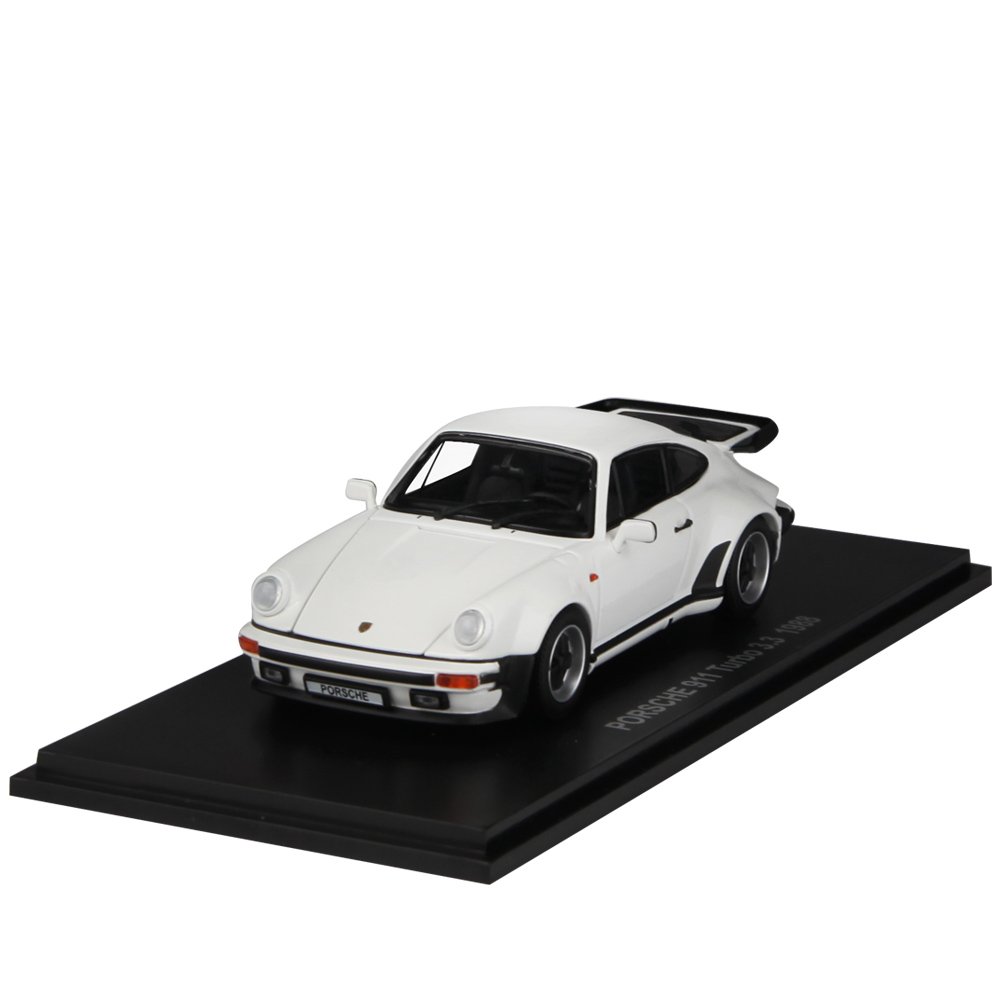 Kyosho Diecast 1988 Porsche 911 Turbo 3.3L (1:43 Scale), White