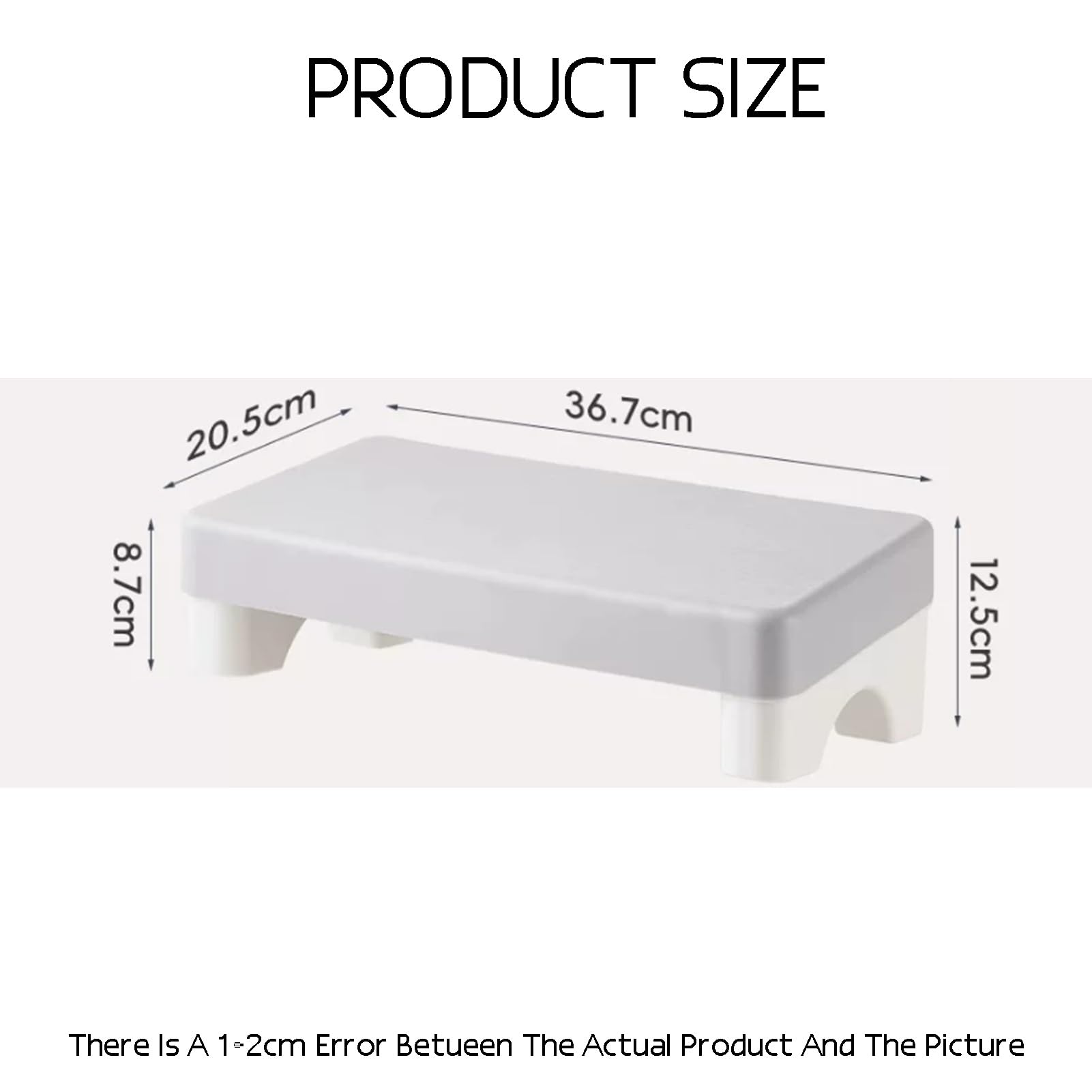 Poggiapiedi Ergonomico Con Angolo Di Inclinazione Di 20° | Poggiapiedi da sotto la scrivania al lavoro, poggiapiedi for sedia for poggiagambe, carico massimo 120 kg(Color1)