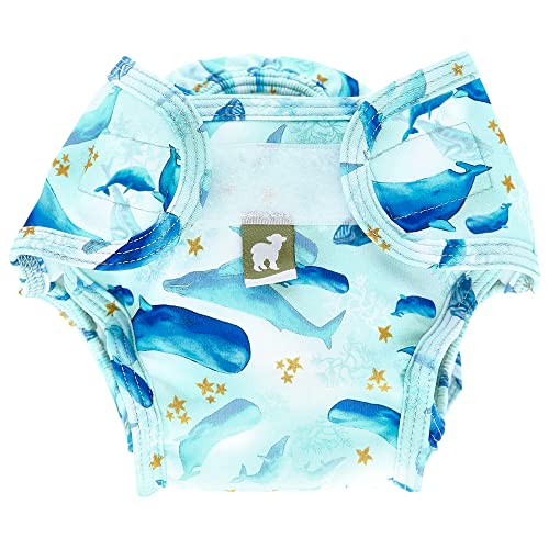 Little Lamb - Pañal de natación lavable (bañera) – 3 tamaños – Under the Sea Tamaño 1 (4 hasta 9 kg).