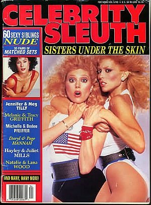 Celebrity Sleuth Adult Magazine "Sisters Under the Skin" Vol.5 #4