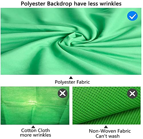 Image of GiftMax 8 x10 FT LEKERA Backdrop Photo Light Studio Photography Background (Green)