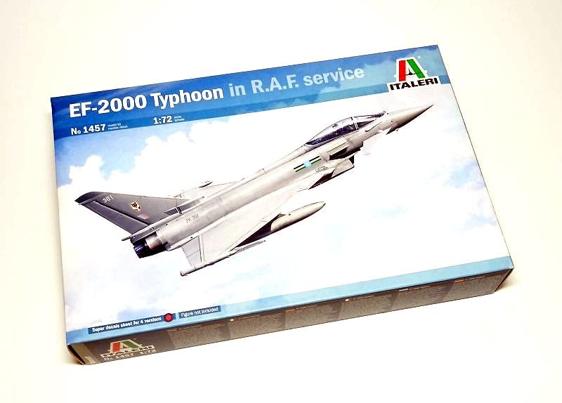 Eurofighter Typhoon Italeri 1457 maquette d'avion pour vitrine