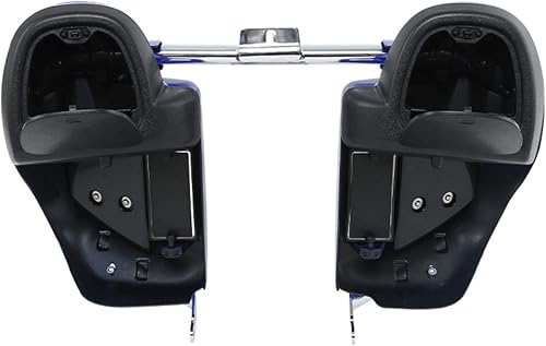 Miniatura 7 de Green-L Guantera de carenado inferior ventilado azul para Harley Road King Street Electra Glide 2014-2024